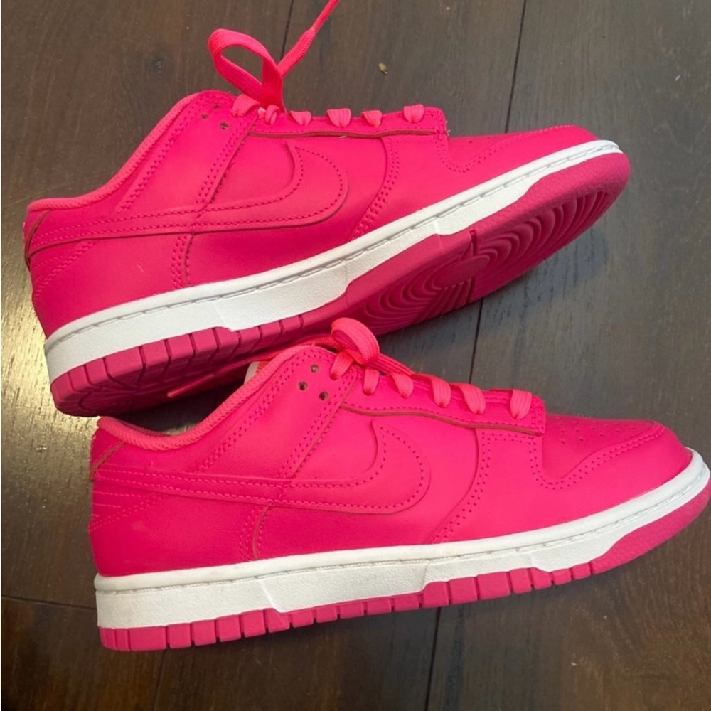 Women dunk low hot pink 7 nike women sneakers shoes rare